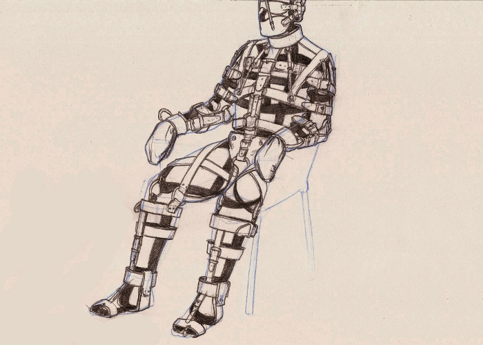 Boceto silla jaula Boceto silla jaula